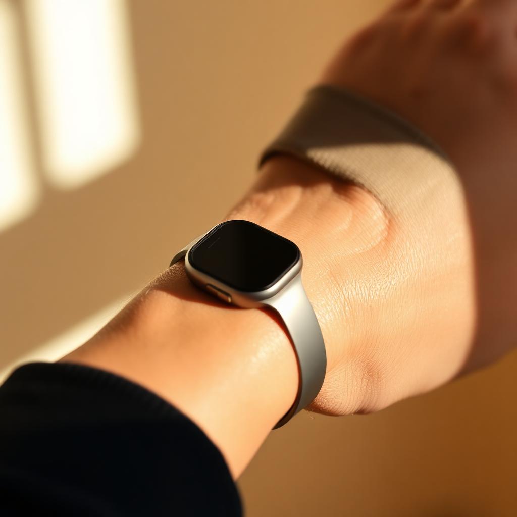 Premium wearable tracker capturing biometric data