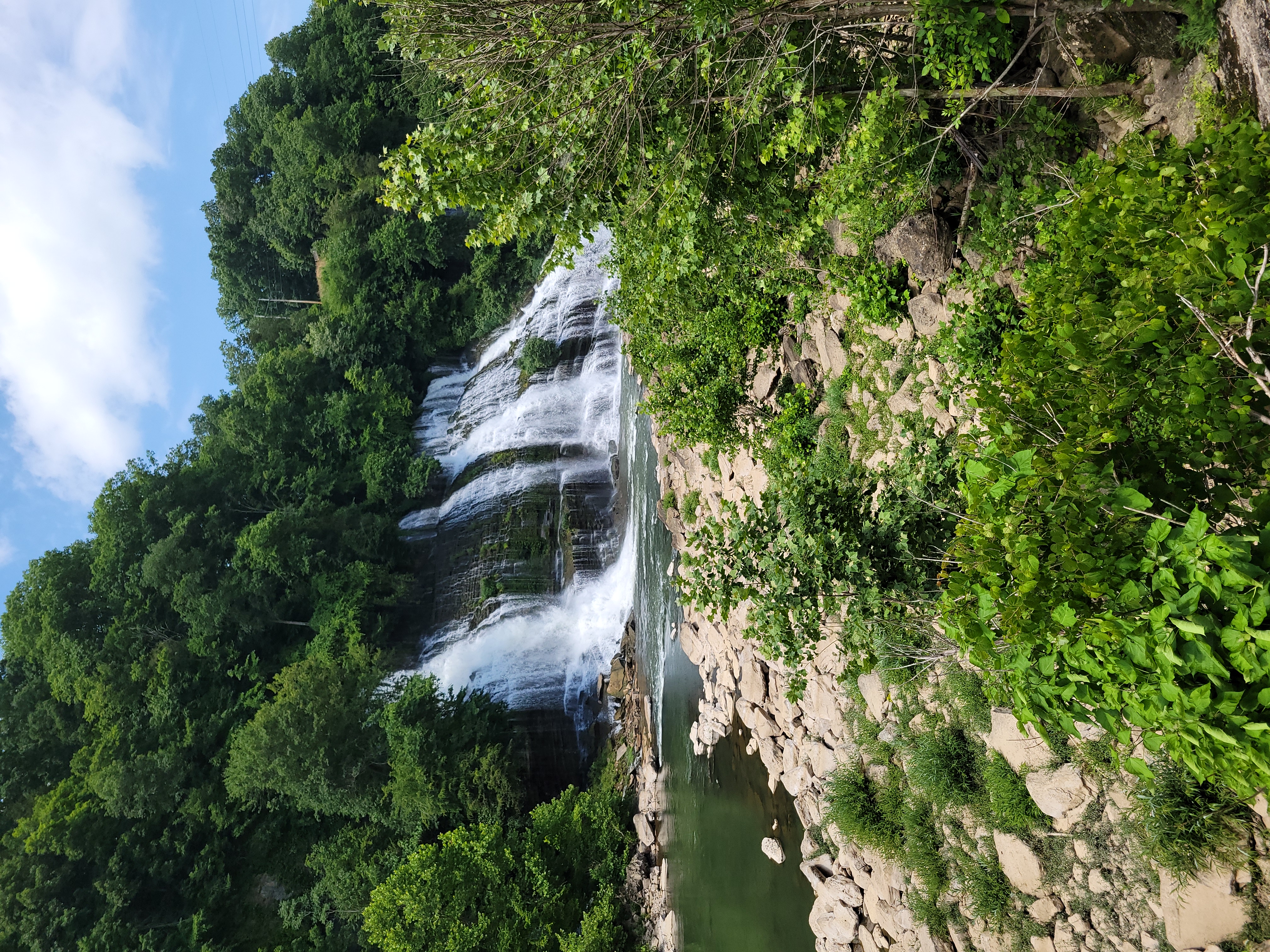The cool sound of falling water